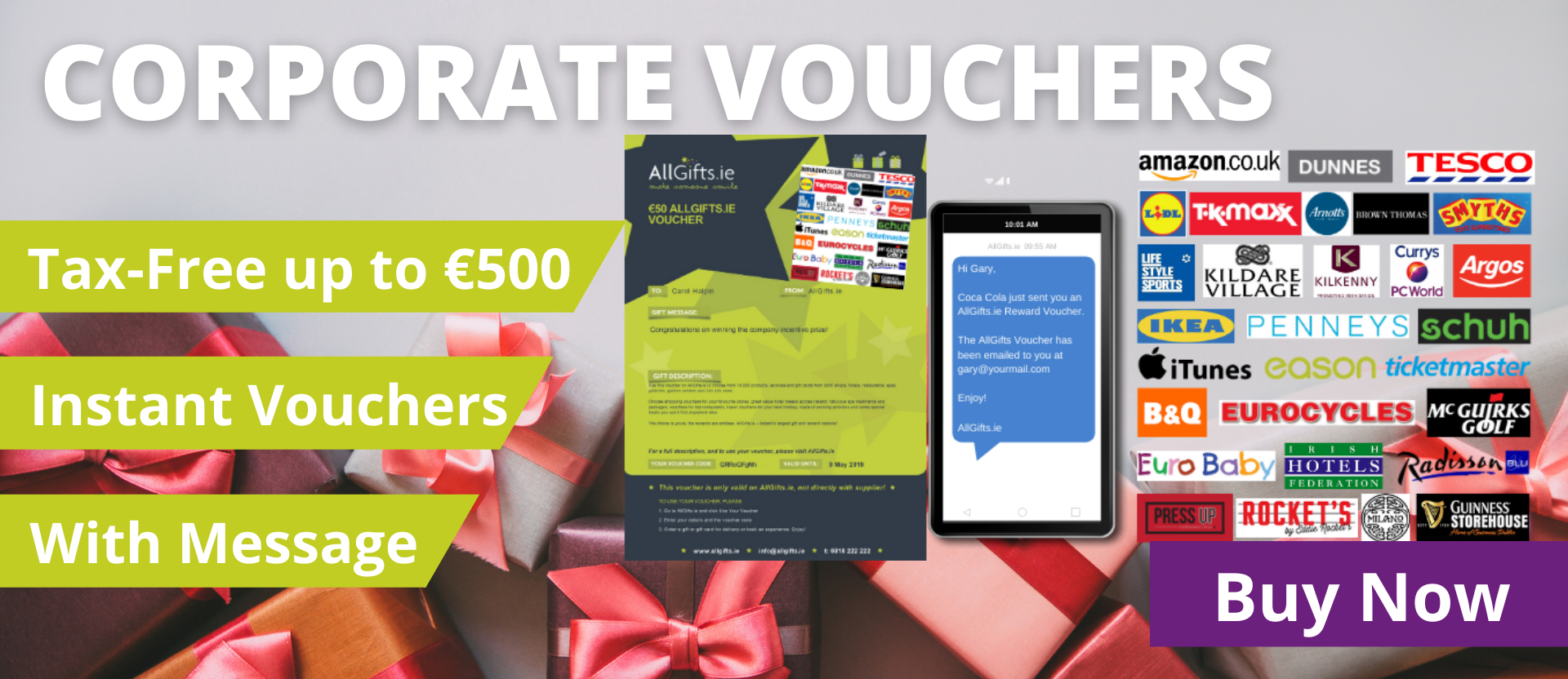 Gift Vouchers Online Shop Ideas Hampers for Delivery in Ireland
